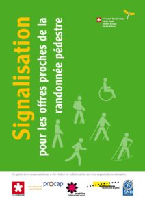 Copertina pubblicazione "Signalisation pour les offres proches de la randonnée pédestre"